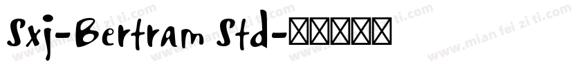 Sxj-Bertram Std字体转换